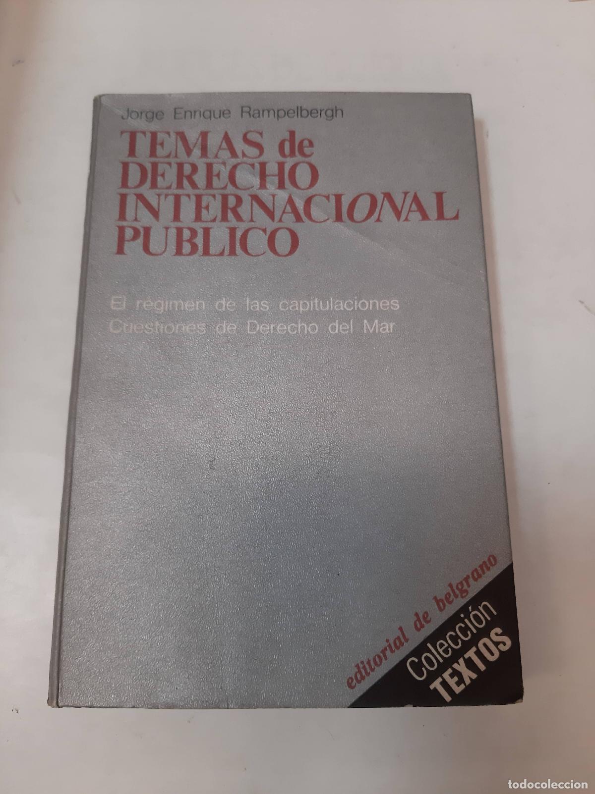 Libros: Temas De Derecho Internacional P&uacute;blico - Rampelbergh - Foto 1