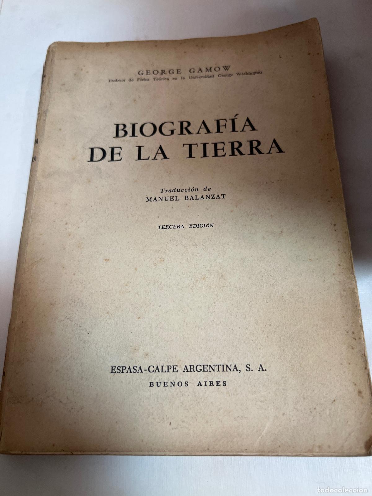 Libros: Biograf&iacute;a De La Tierra - George Gamow - Foto 1