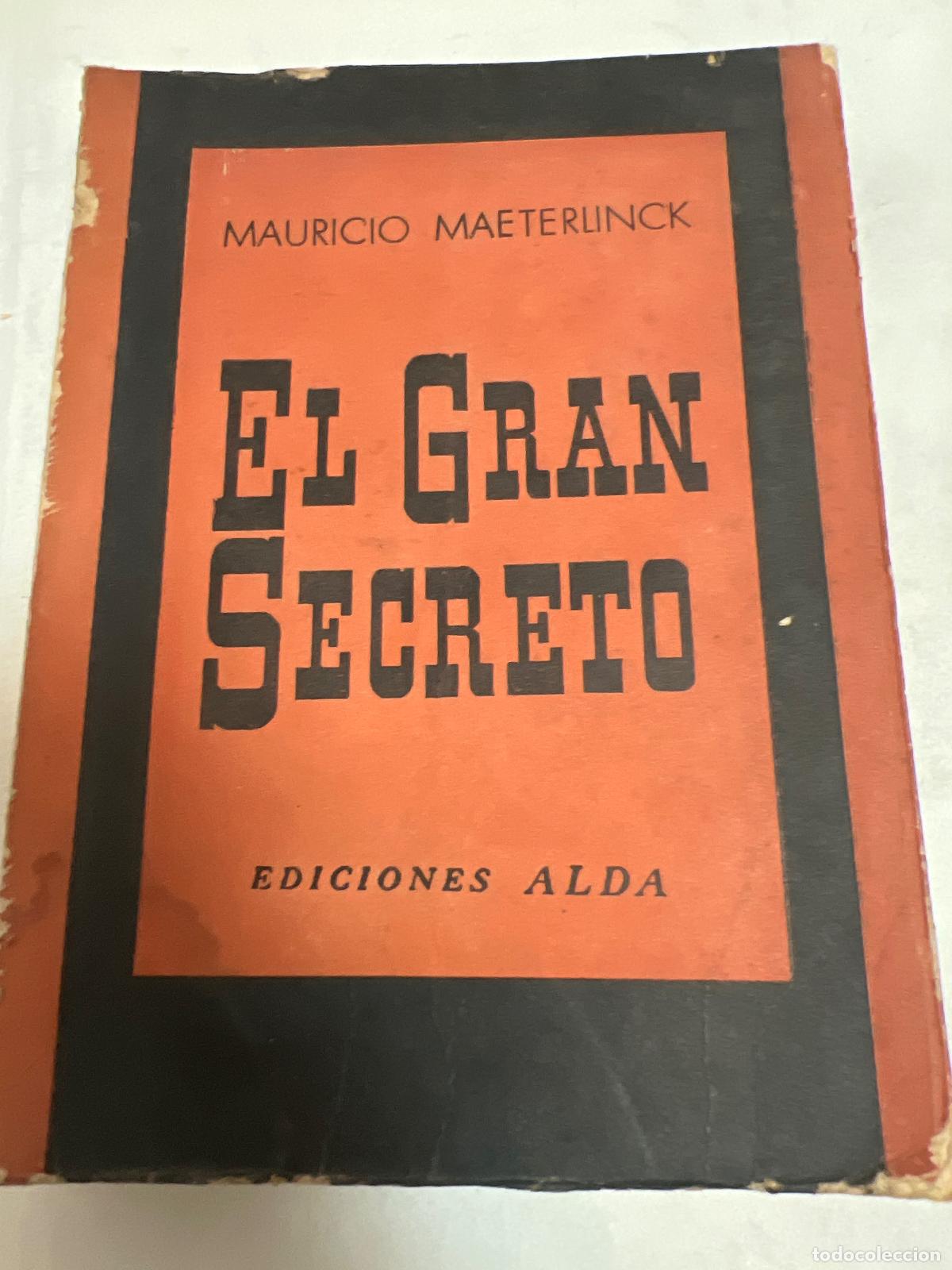 Libros: El Gran Secreto - Mauricio Maeterlinck - Foto 1