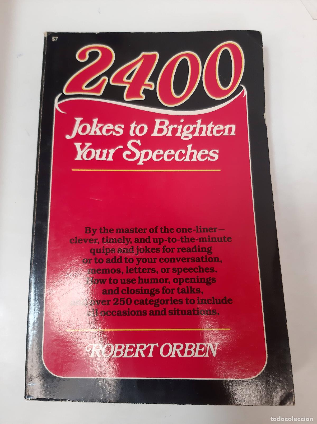 Libros: 2400 Jokes To Brighten Your Speeches - Robert Orben - Foto 1