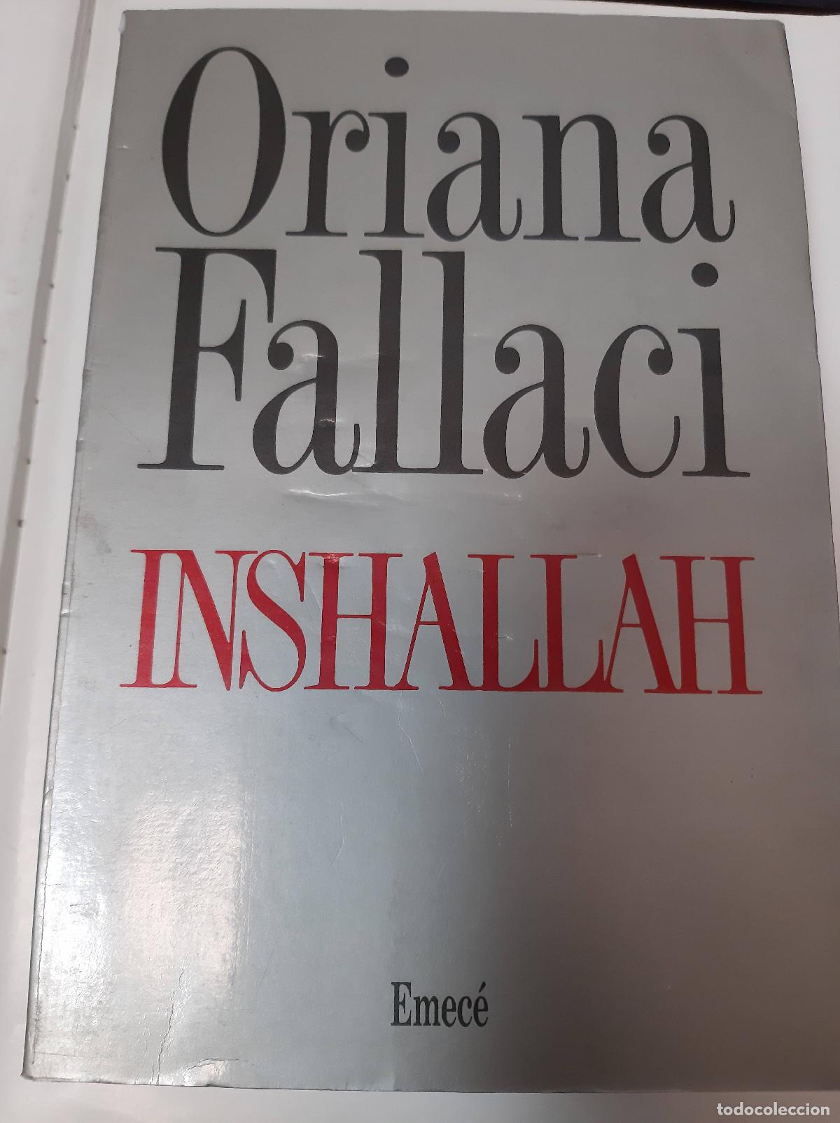 Libros: Inshallah - Oriana Fallaci - Foto 1