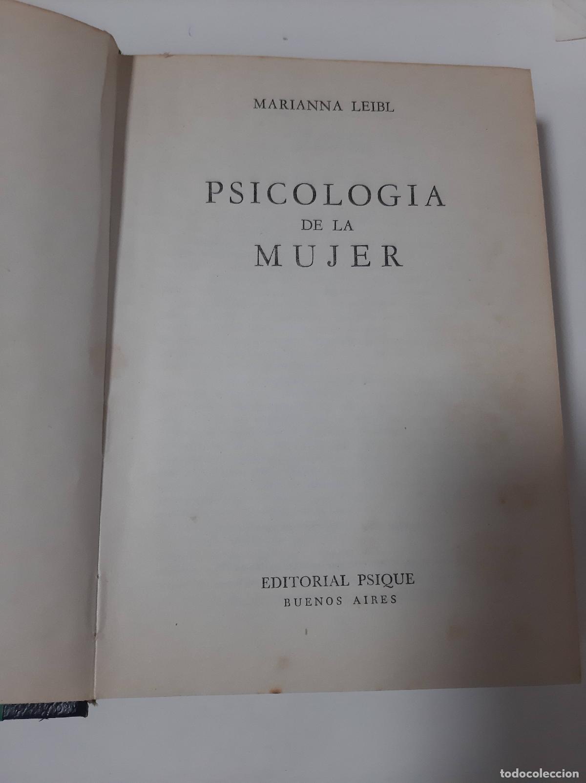Libros: Psicologia de la mujer - Mariana Leibl - Foto 1