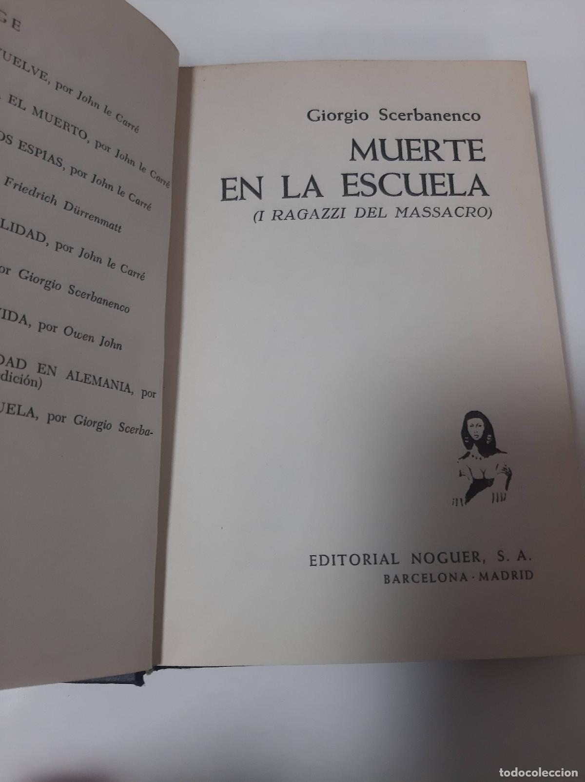 Libros: Muerte En La Escuela - Giorgo Scerbanenco - Foto 1