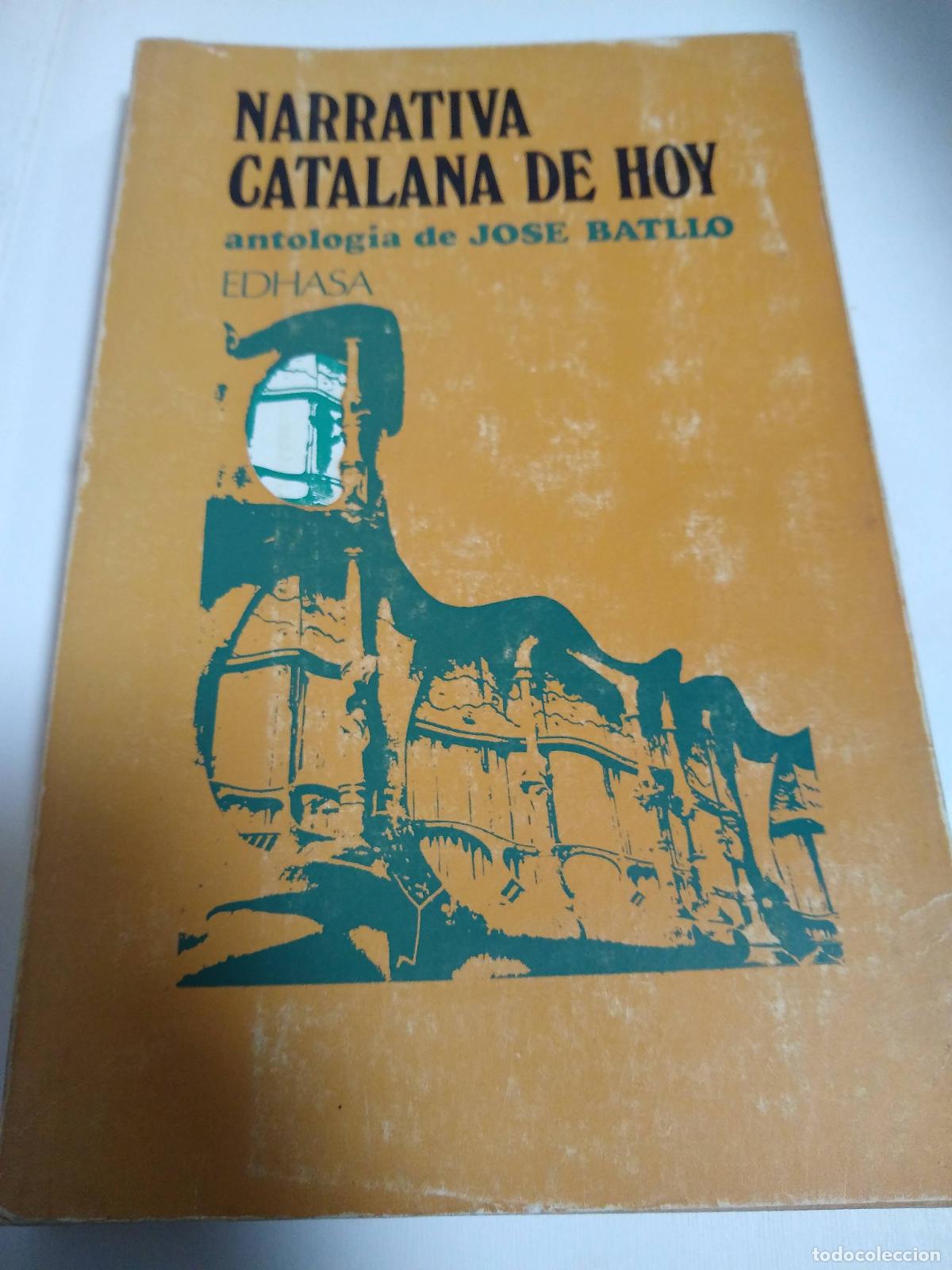 Libros: Narrativa Catalana De Hoy - Jose Batllo - Foto 1