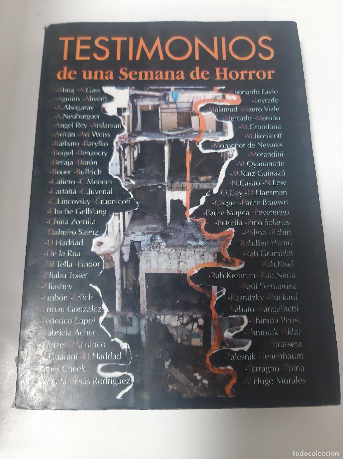 Livros em segunda m&atilde;o: Testimonios de una semana de horror - Varios Autores