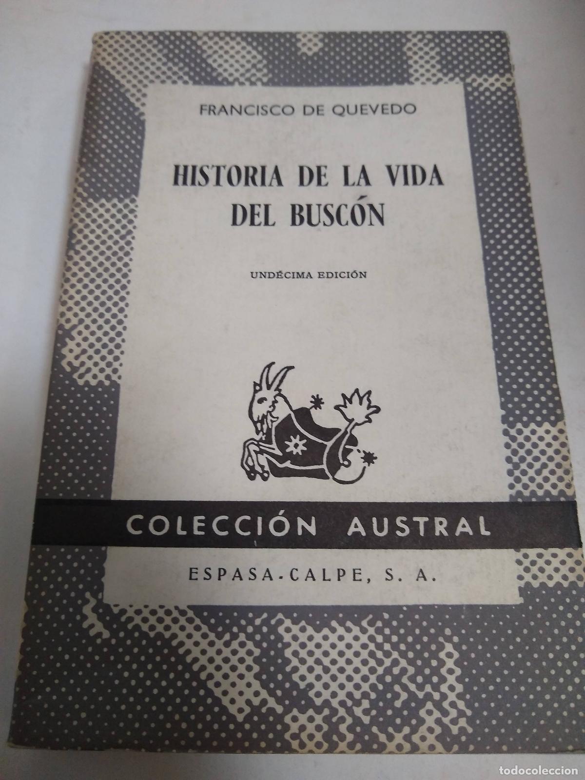 Libros: Historia De La Vida Del Busc&oacute;n - Francisco De Quevedo - Foto 1