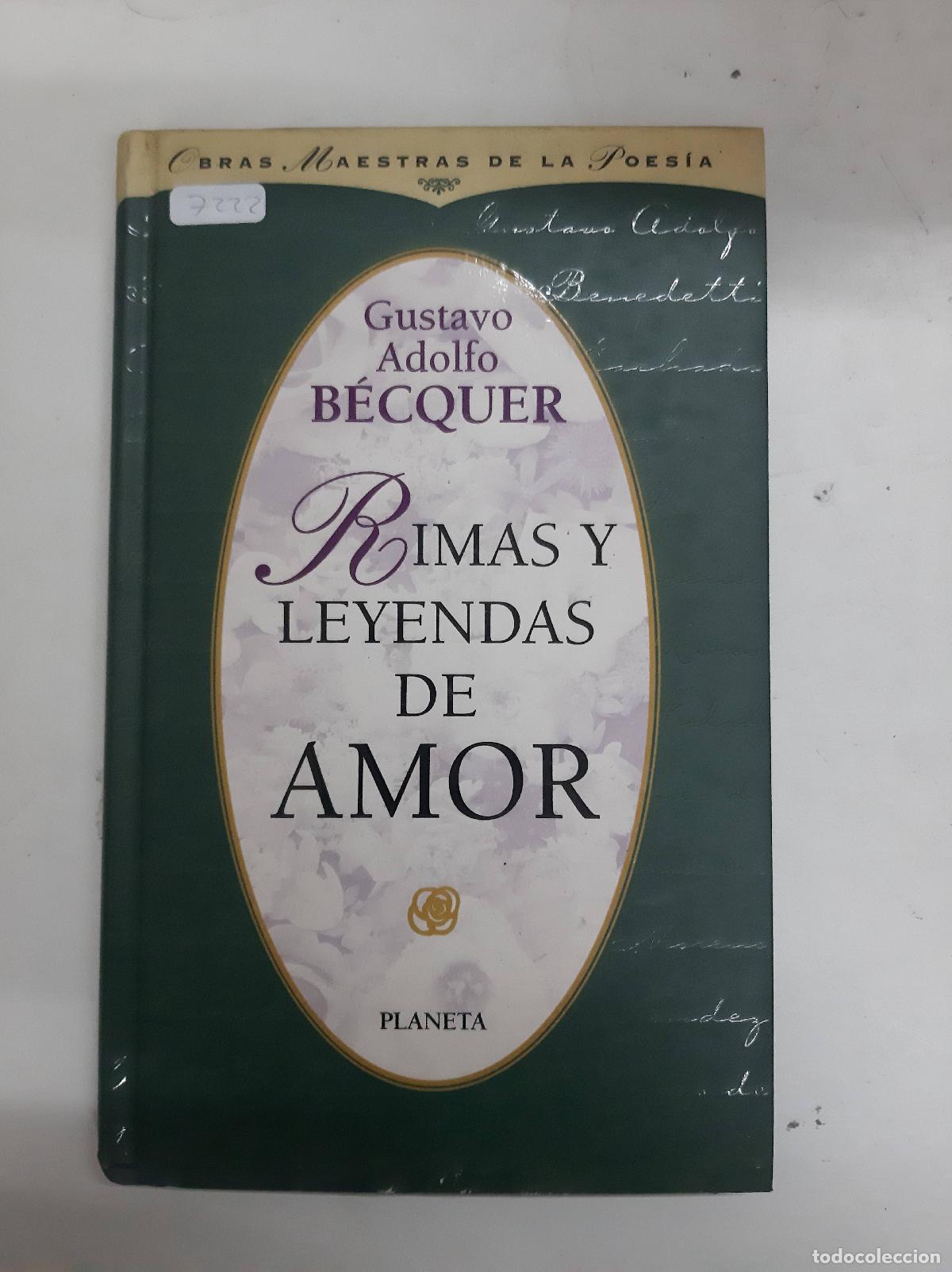 Libros: Rimas Y Leyendas De Amor - Gustavo Adolfo Becquer - Foto 1