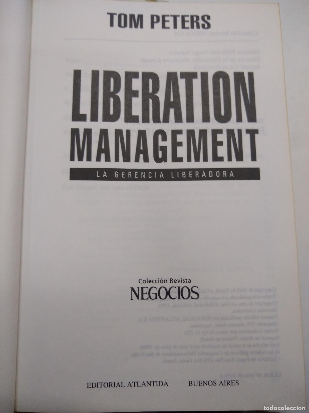 Libros: Liberation Management - Tom Peters - Foto 1