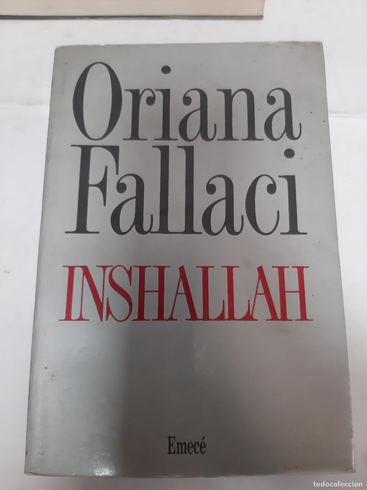 Libros: Inshallah - Oriana Fallaci - Foto 1