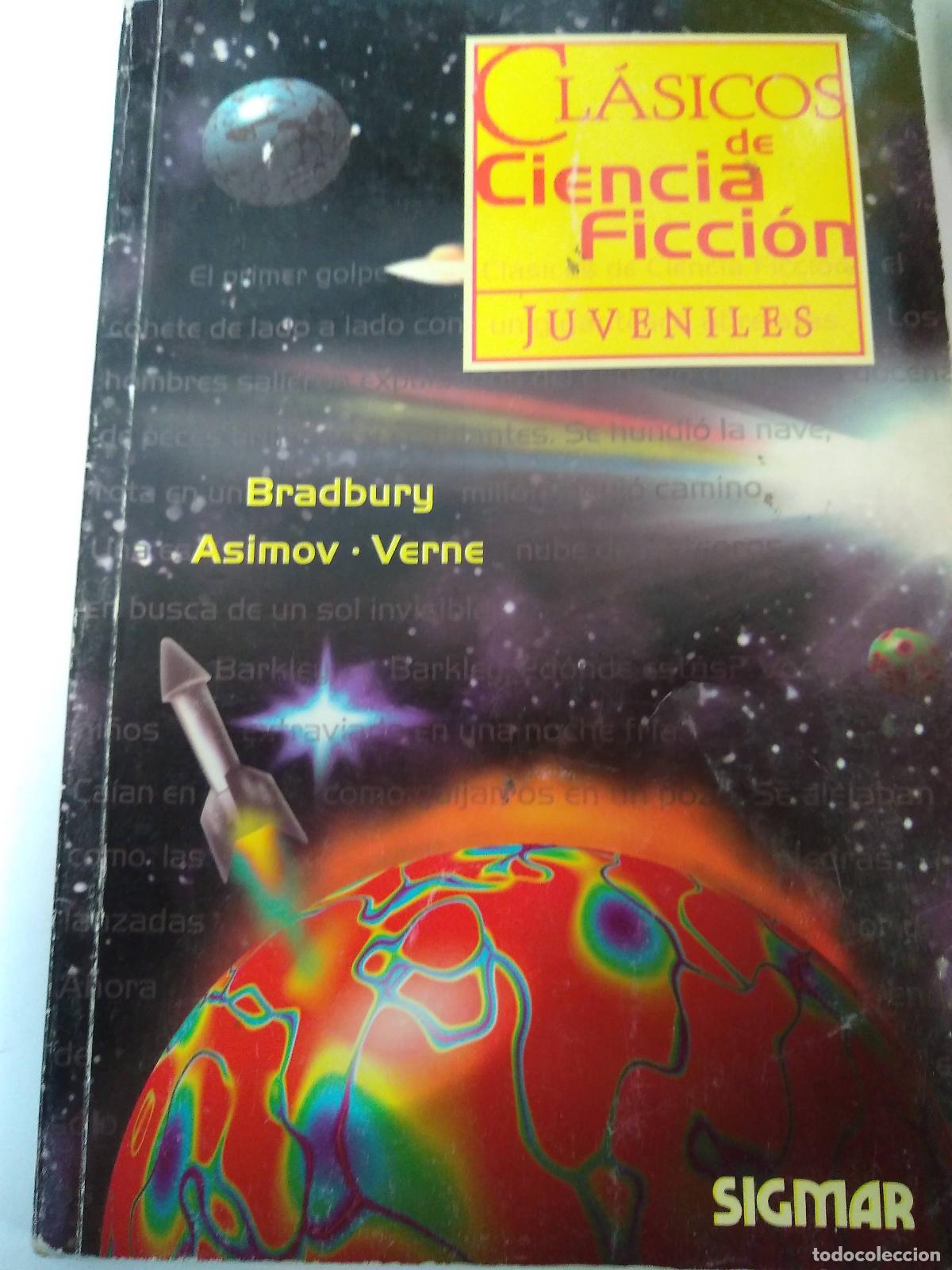 books: Cl&aacute;sicos De Ciencia Ficci&oacute;n - Bradbury Asimov . Verne