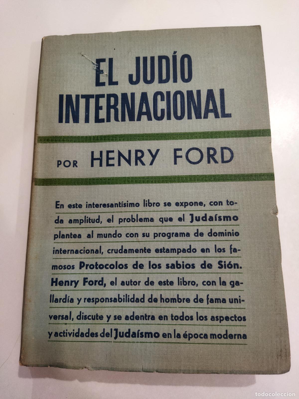 Livres: EL JUDIO INTERNACIONAL - FORD , HENRY