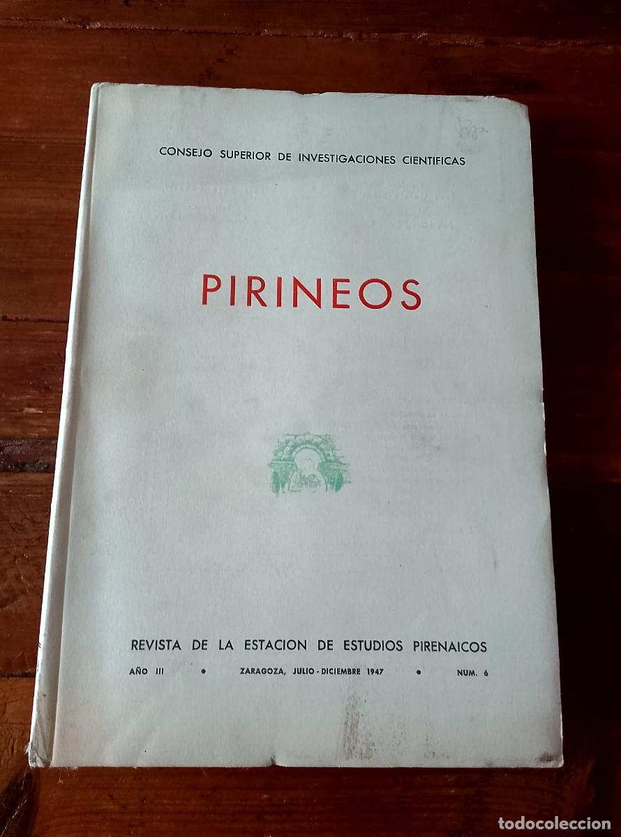 Libros: vvaa - PIRINEOS. Revista del Instituto de Estudios Pirenaicos. A&ntilde;o III. Zaragoza. Julio-Diciembre 19
