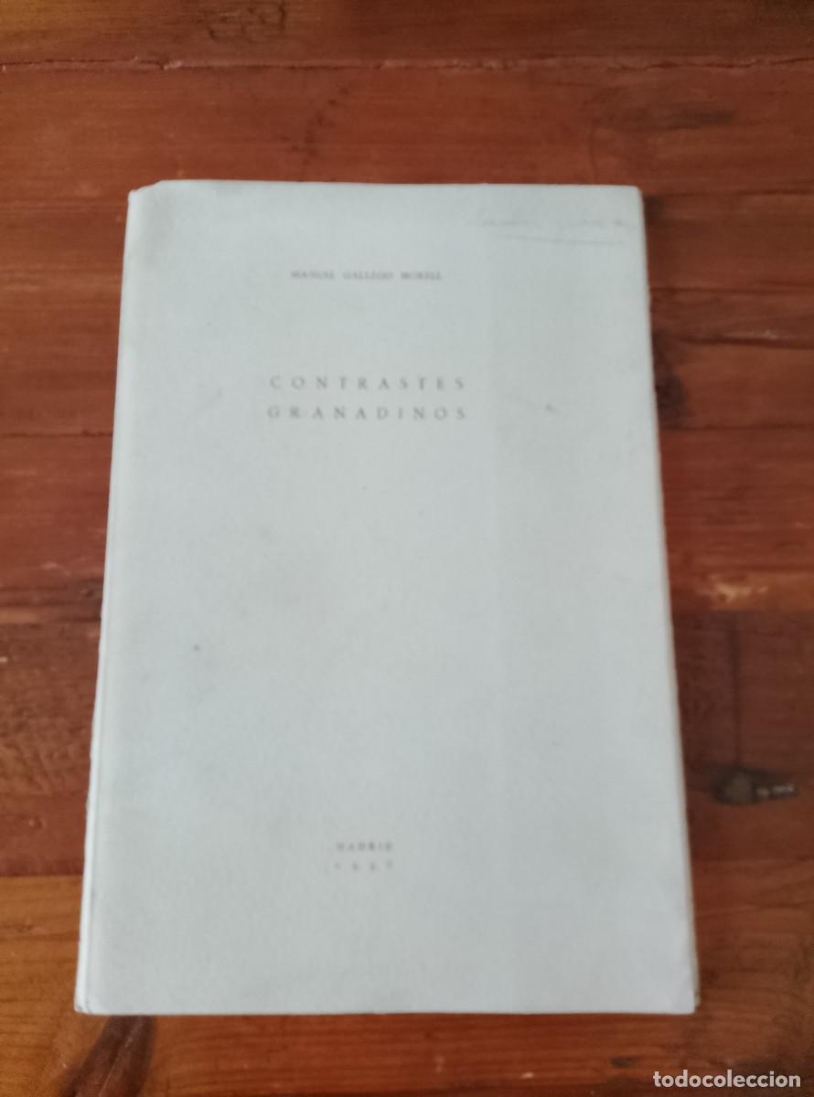 B&uuml;cher: Manuel Gallego Morell - CONTRASTES GRANADINOS