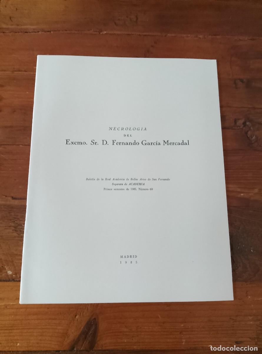 Libros: Enrique Pardo Canal&iacute;s - Enrique Segura - Fernando Chueca Goitia - NECROLOGIA DEL EXCMO. SR. D. FERNA