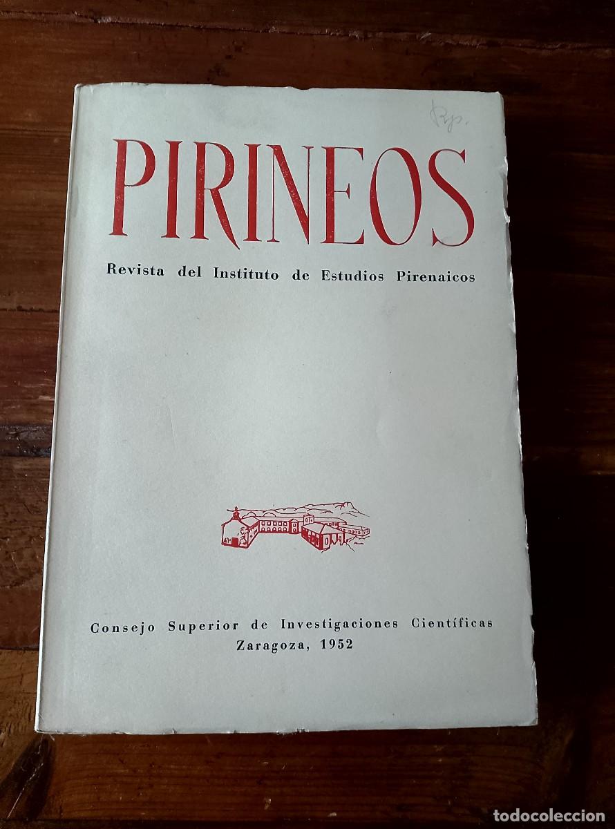 Libros: vvaa - PIRINEOS. Revista del Instituto de Estudios Pirenaicos. A&ntilde;o VIII. Zaragoza. Julio-Septiembre