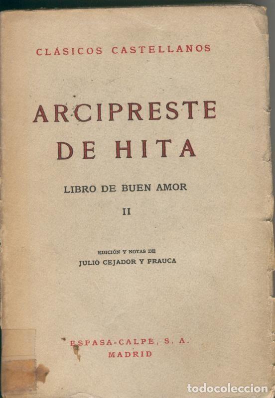 books: Libro de buen amor Tomo II - Arcipreste de Hita