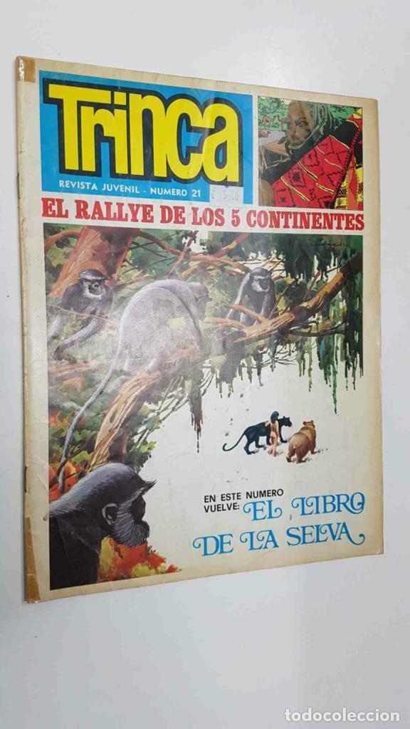 Libros: Revista Trinca: num 21 (sept 71) - El Rallye de los 5 continentes. El libro de la selva