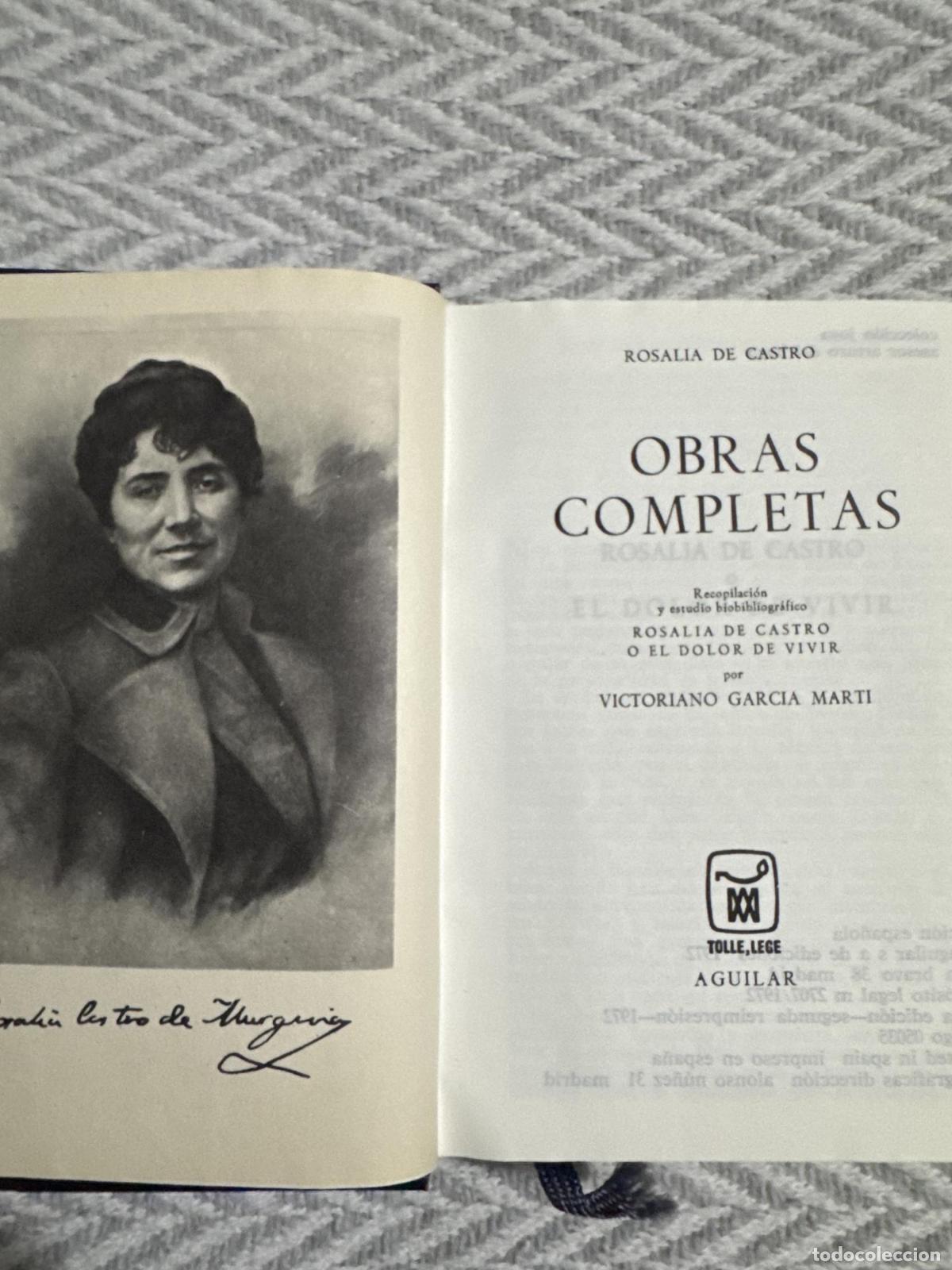 Libros: Obras completas - Rosalia de Castro - Foto 4