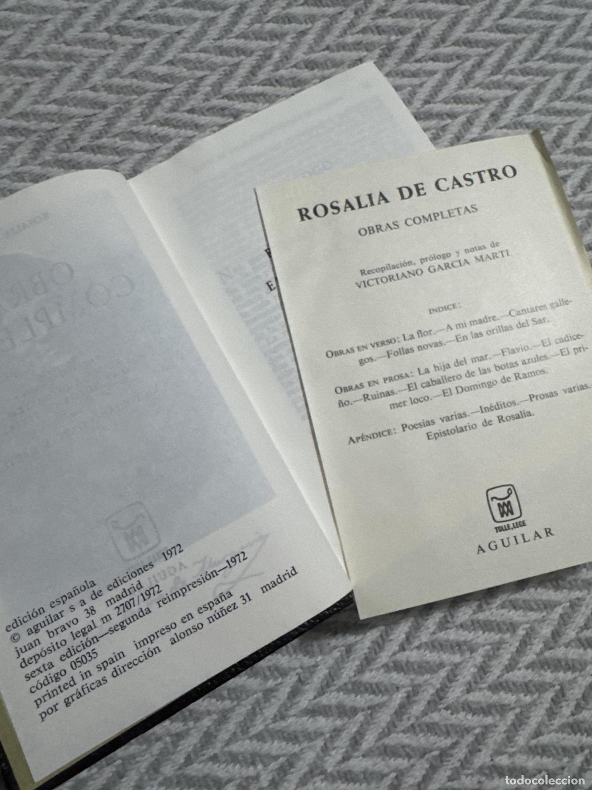 Libros: Obras completas - Rosalia de Castro - Foto 5
