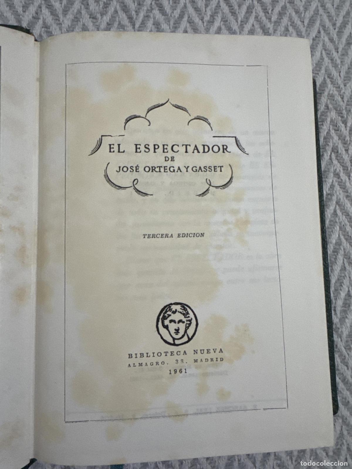 Libros: El espectador - Jos&eacute; Ortega y Gasset - Foto 5