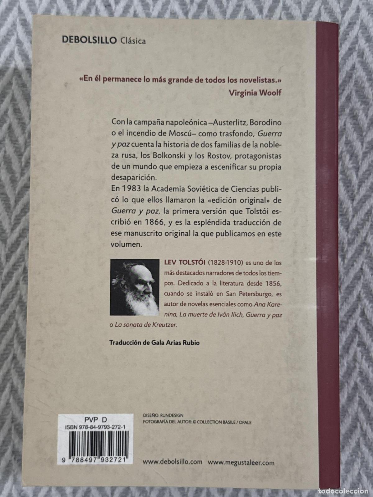 Libros: Guerra y paz - Lev Tolstoi - Foto 2