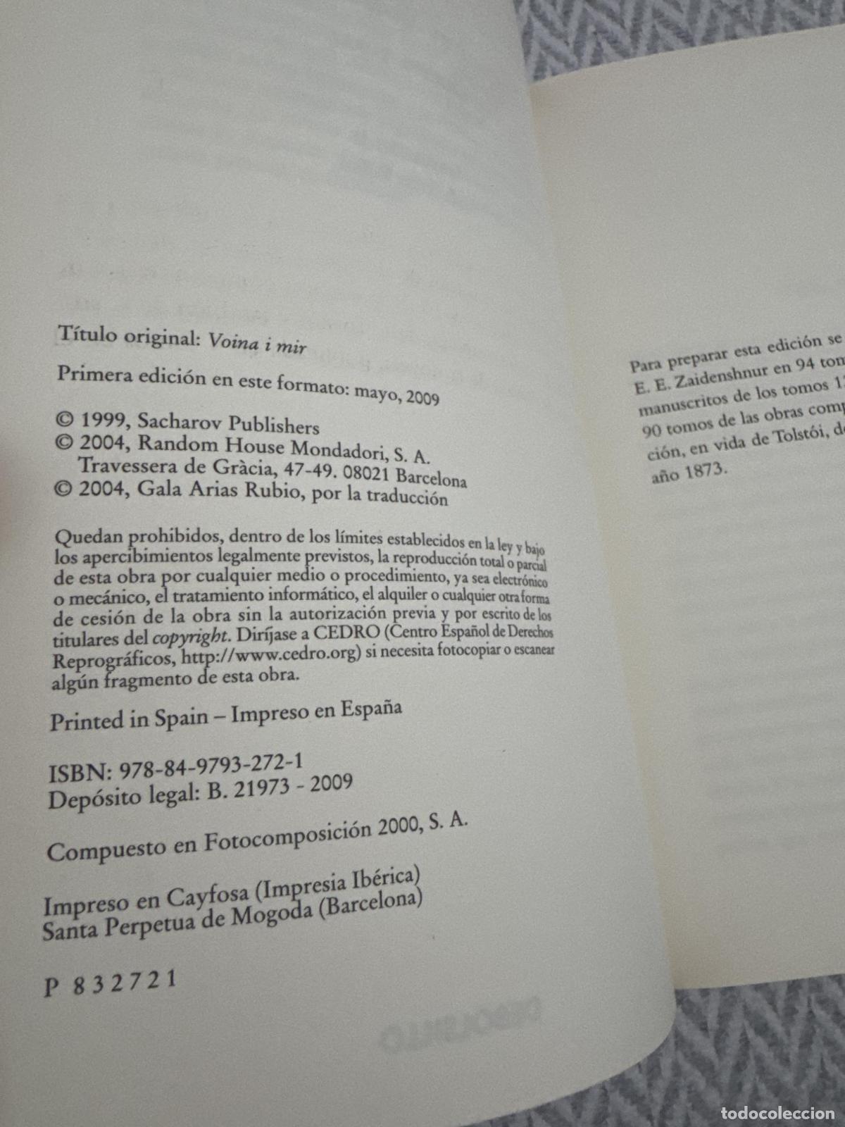 Libros: Guerra y paz - Lev Tolstoi - Foto 5