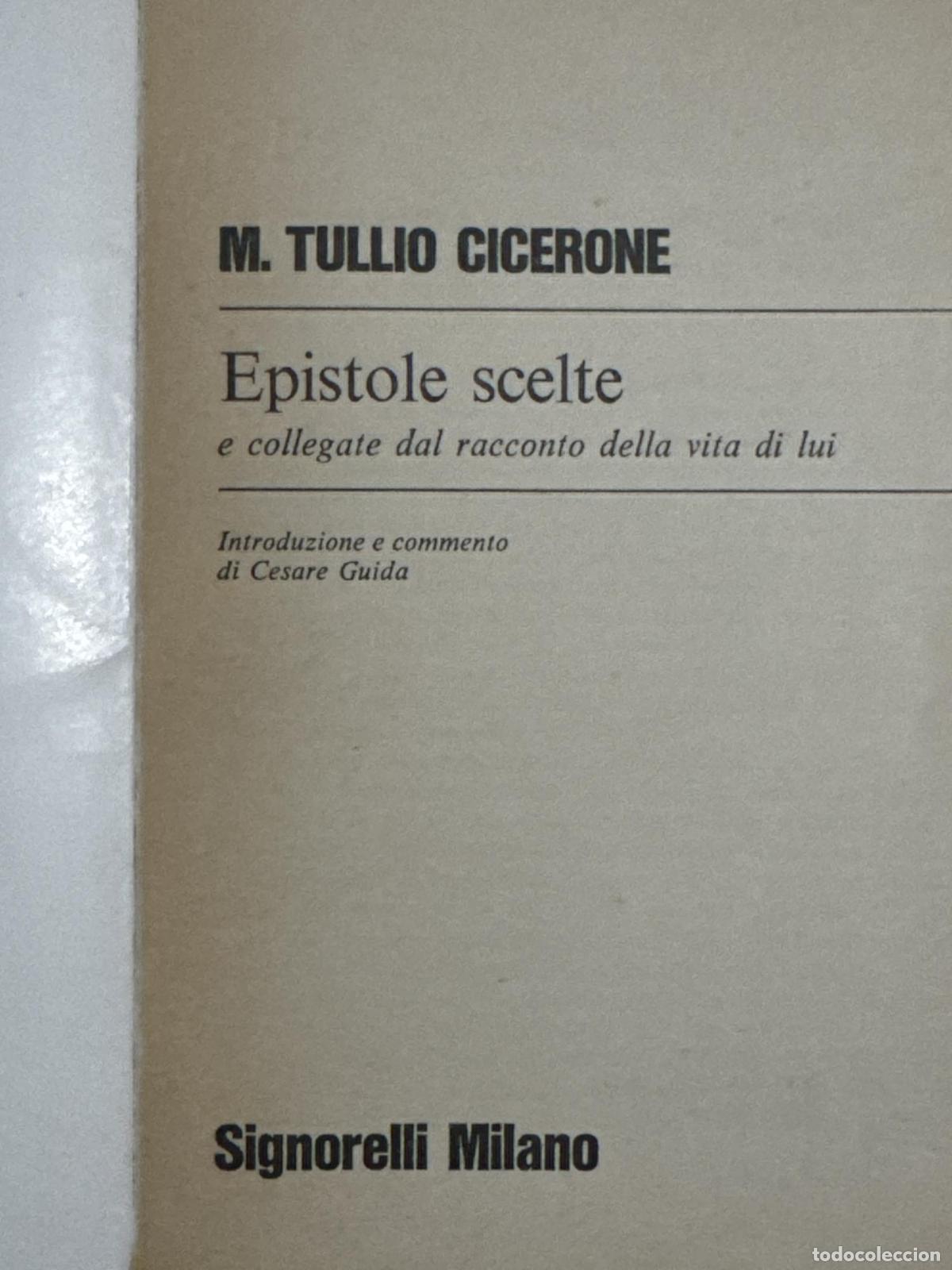 Libros: Cicerone. Epistole scelte - Marco Tulio Cicer&oacute;n - Foto 3