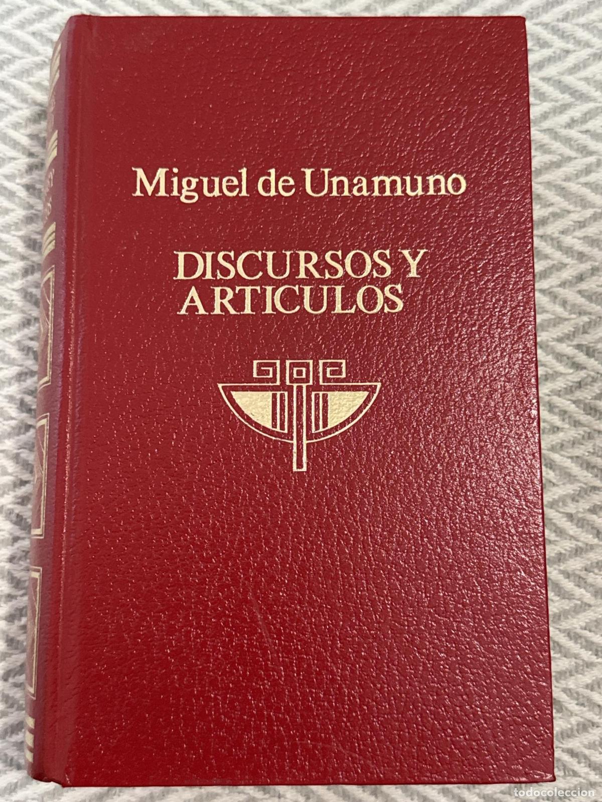 Libros: Obras completas IX. Discursos y art&iacute;culos - Miguel de Unamuno