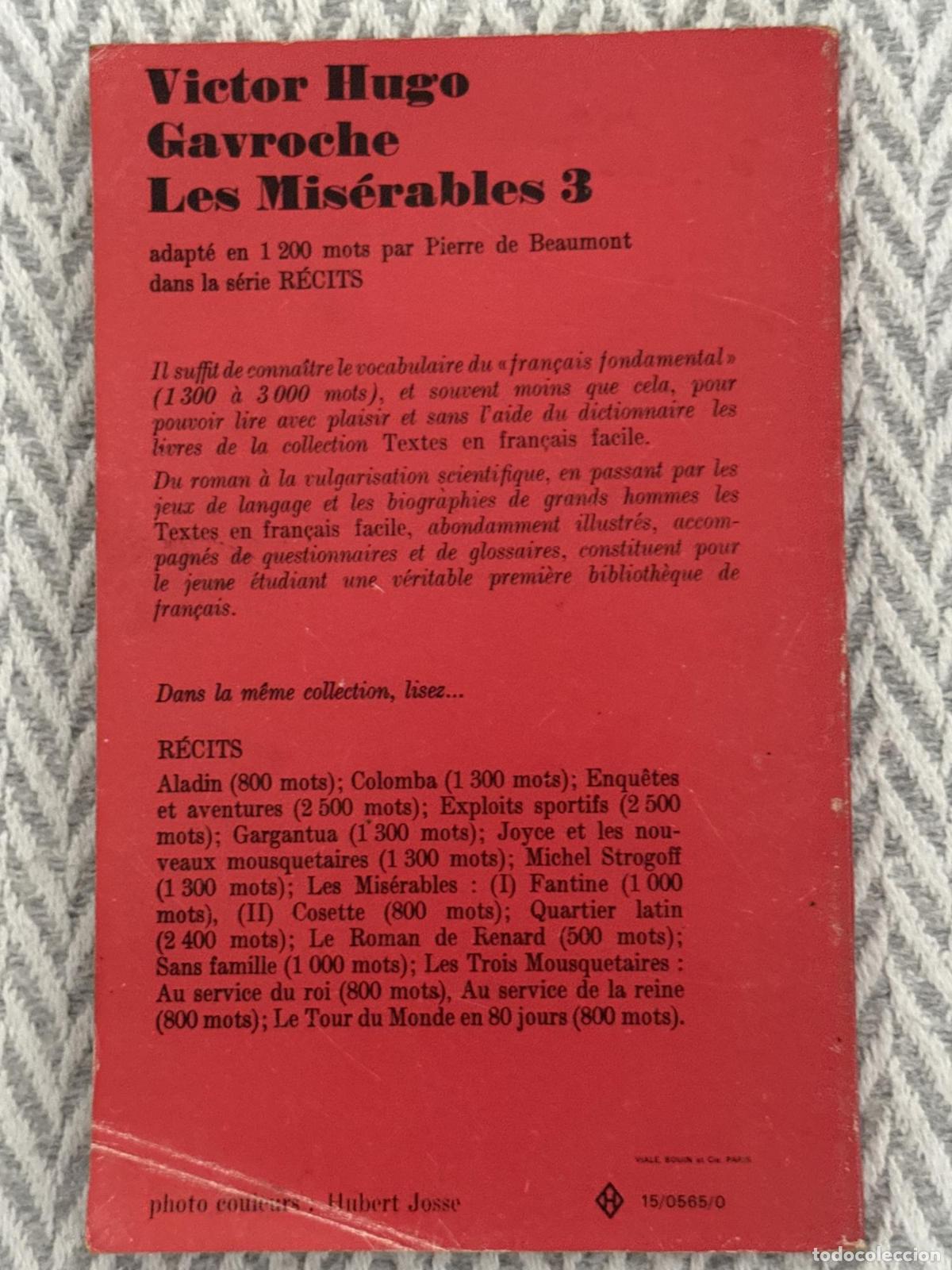 Libros: Gavaroche. Les mis&eacute;rables III - Victor Hugo - Foto 2