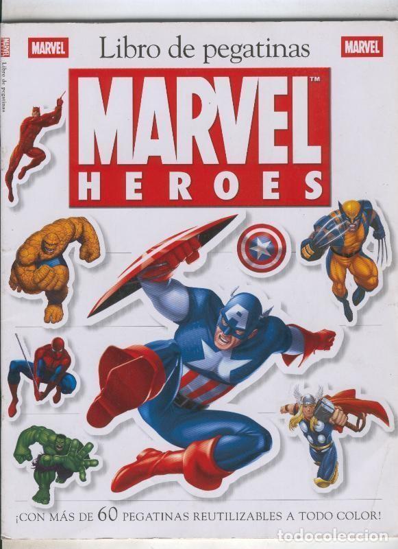 Libros: Libro de pegatinas Marvel Heroes - Varios - Foto 1