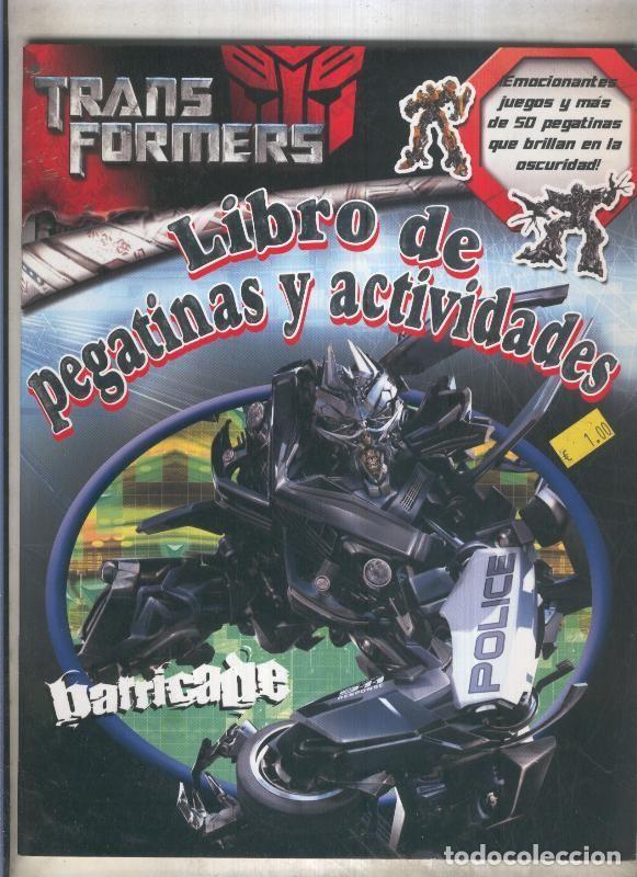 Libros: Transformers libro de pegatinas y actividades (numerado 1 en interior cubierta) - varios - Foto 1
