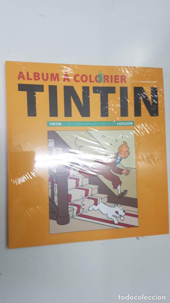 Libros: Album a Colorier (libro para colorear): Tintin et des personnages hauts en couleur - Herge