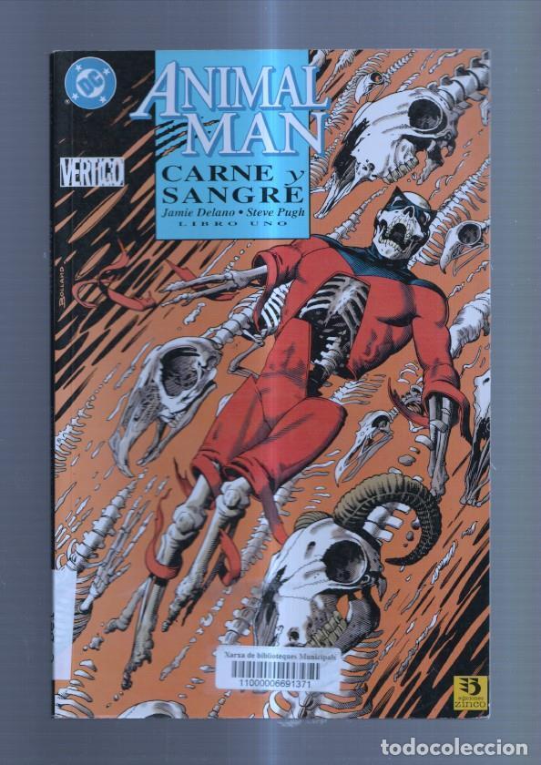 Libros: Animal Man: carne y sangre libro uno - Jamie Delano - Steve Pugh