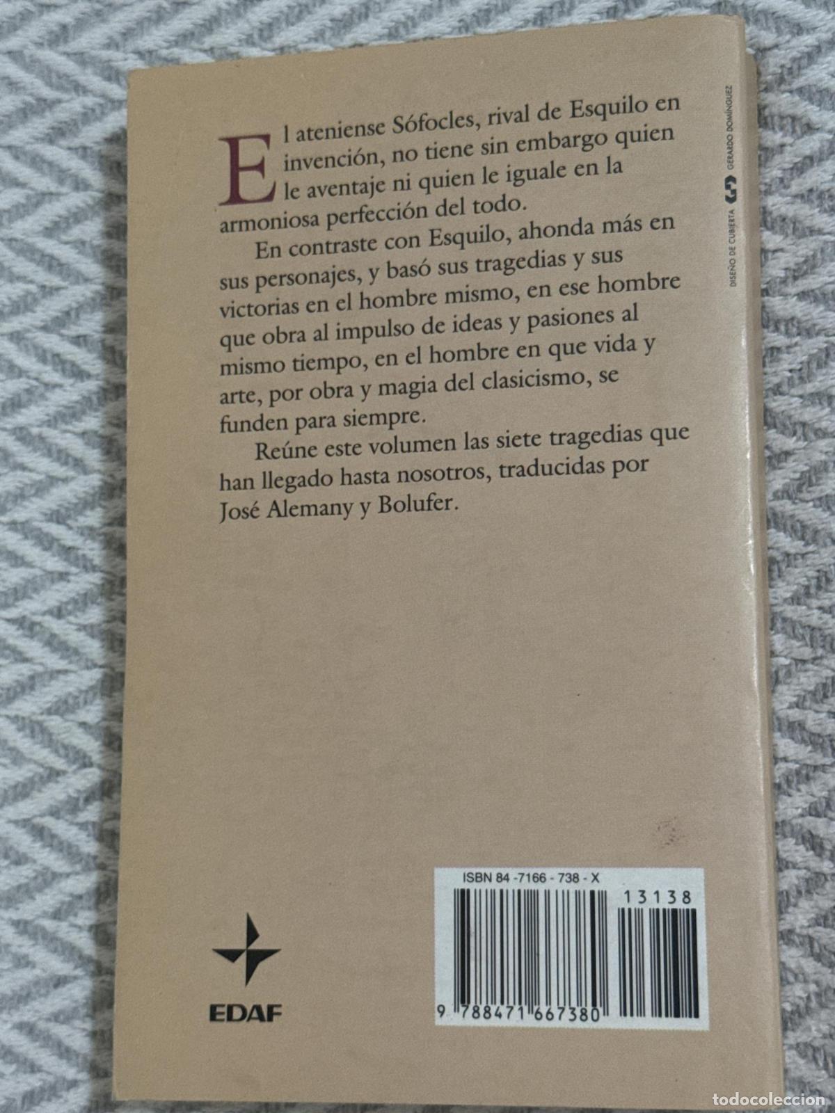 Libros: Tragedias - S&oacute;focles - Foto 2