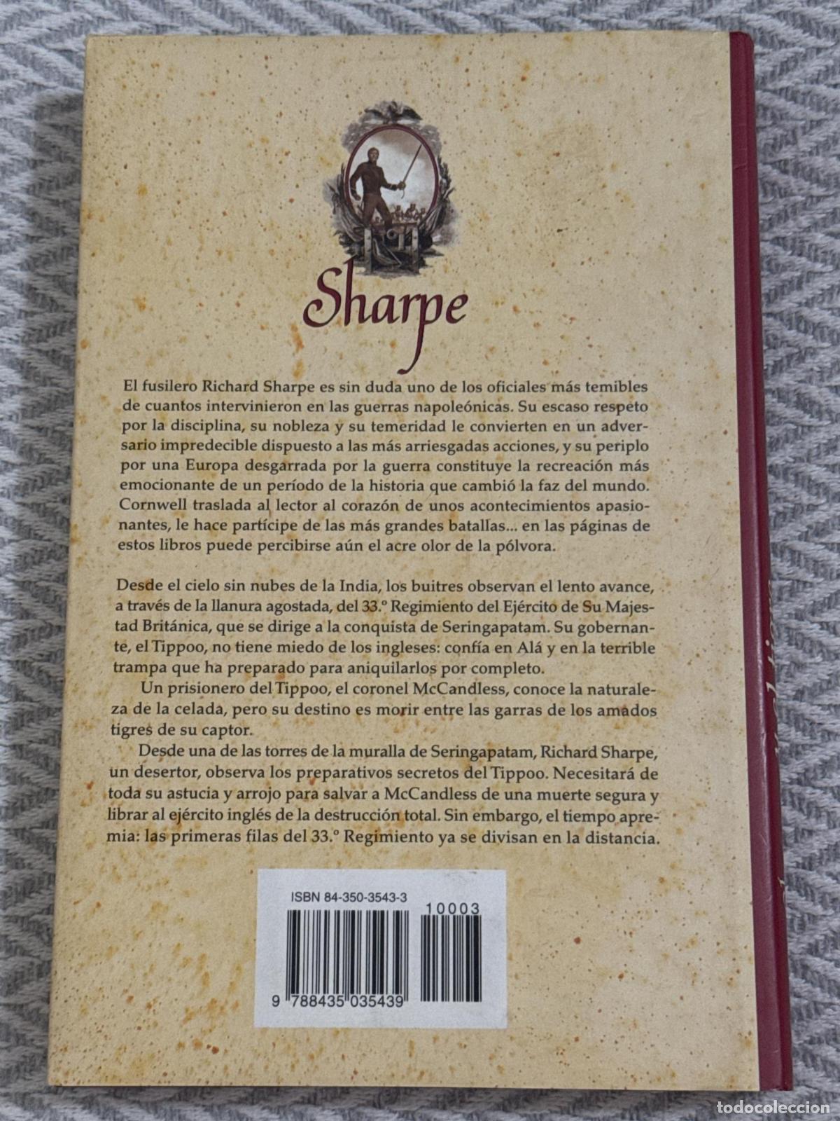 Libros: Sharpe y el tigre de bengala (XI) - Cornwell, Bernard - Foto 2