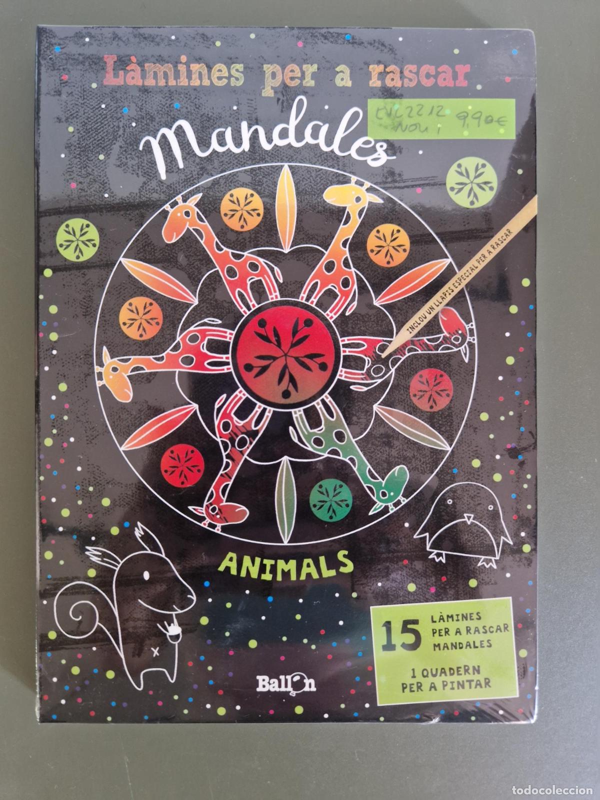 Libros: L&agrave;mines per a rascar Mandales - Animals - BALLON - Foto 1