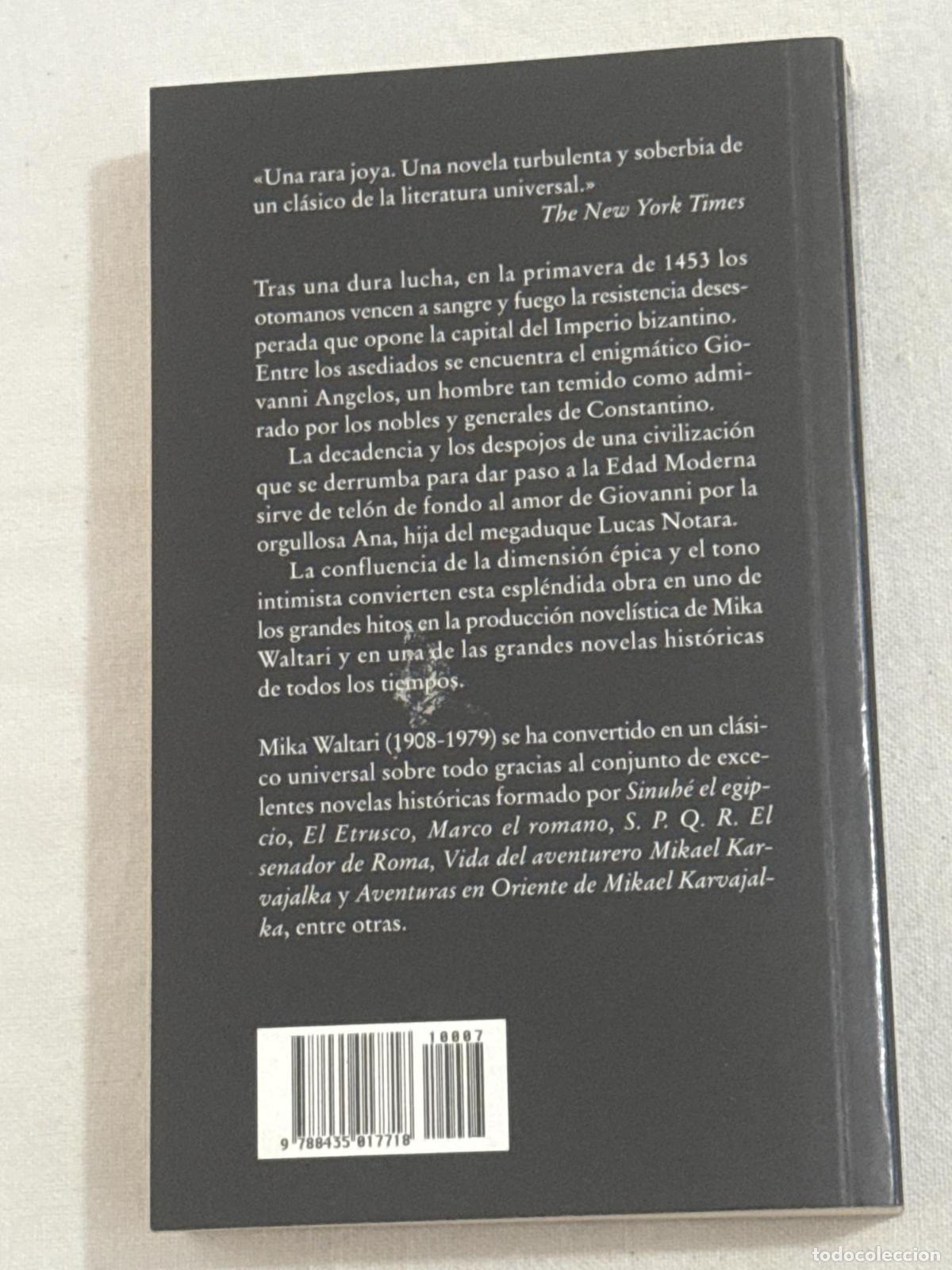 Libros: El sitio de Constantinopla - Waltari, Mika - Foto 2