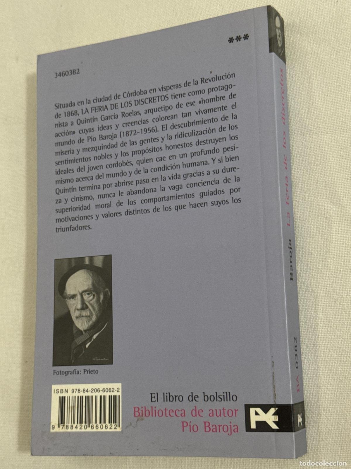 Libros: La feria de los discretos - P&iacute;o Baroja - Foto 2