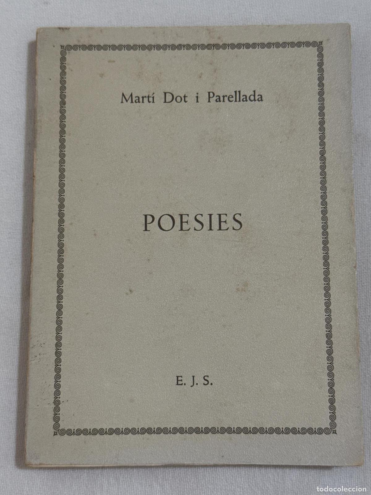 Libros: Poesies - Mart&iacute; Dot i Parellada - Foto 1