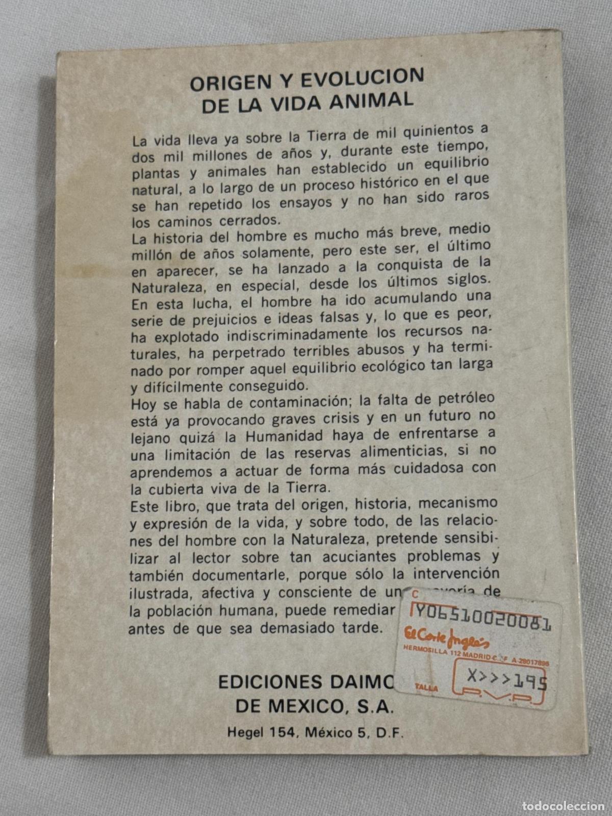 Libros: Origen y evoluci&oacute;n de la vida animal - Maurice Burton - Foto 2