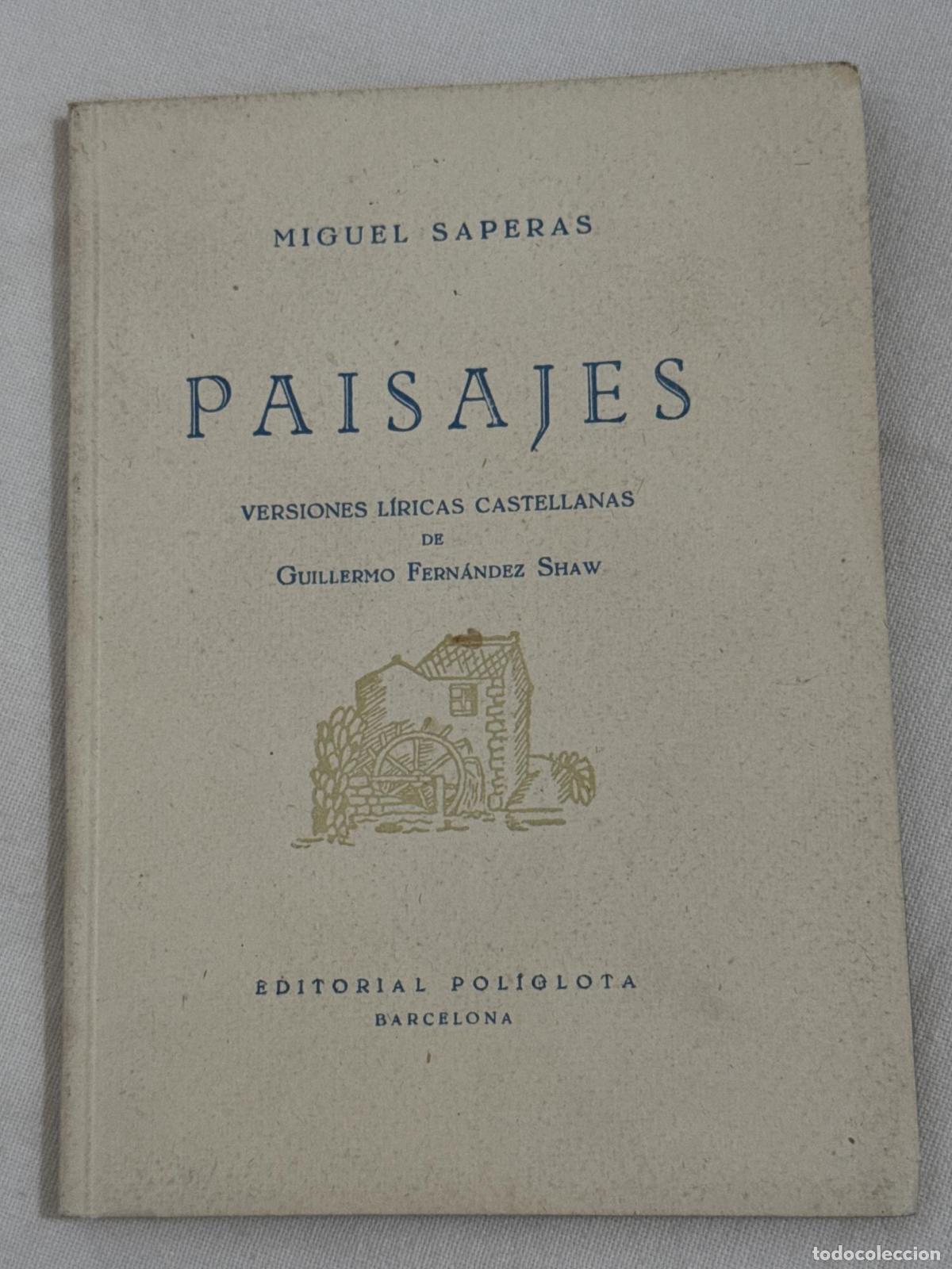 Libros: Paisajes - Miguel Saperas - Foto 1