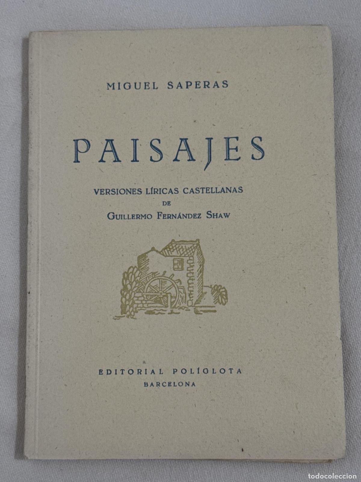 Libros: Paisajes - Miguel Saperas - Foto 1