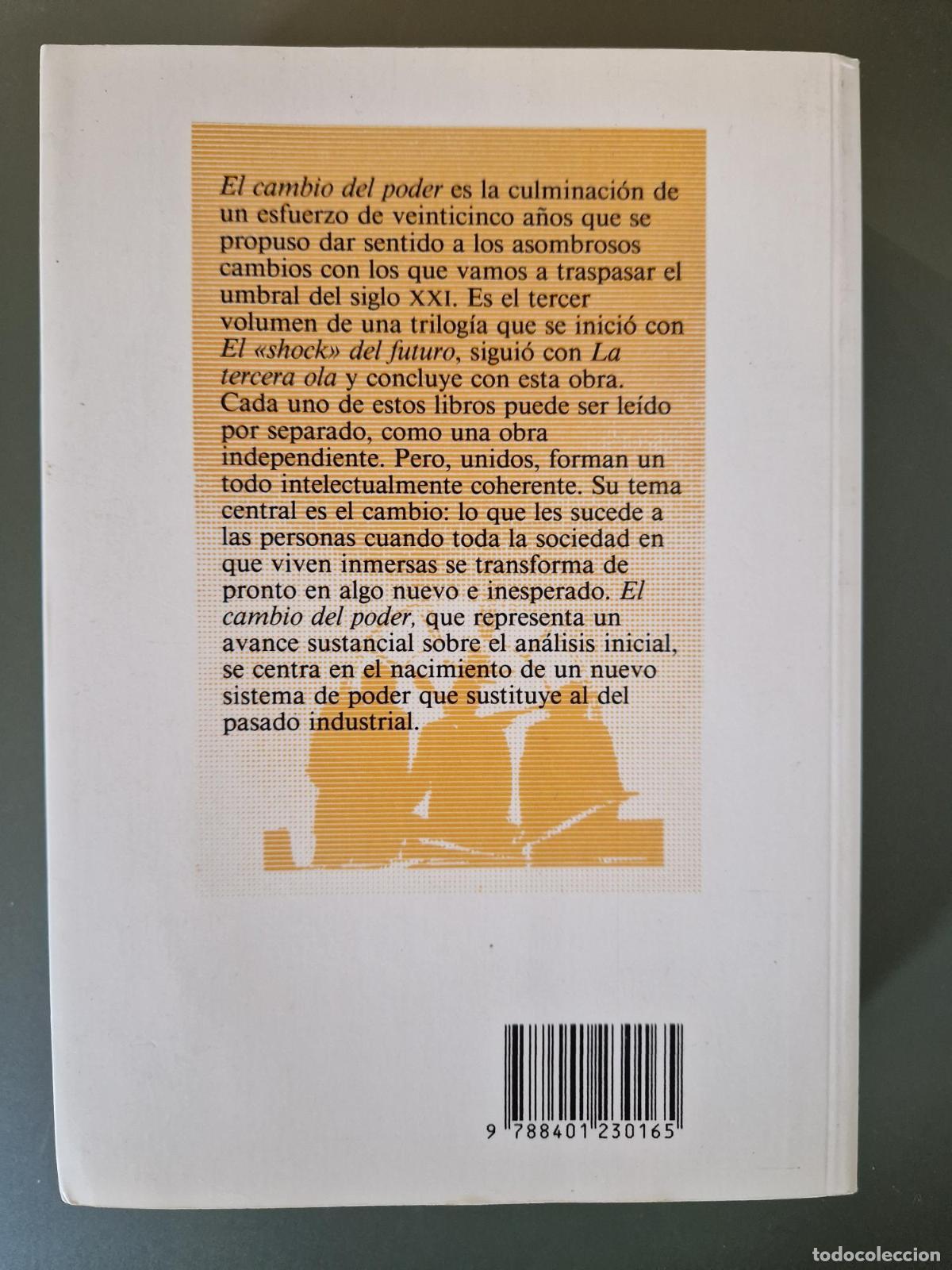 Libros: El cambio del poder. Powershift. Conocimientos, bienestar y violencia en el umbral del siglo XXI - T - Foto 3