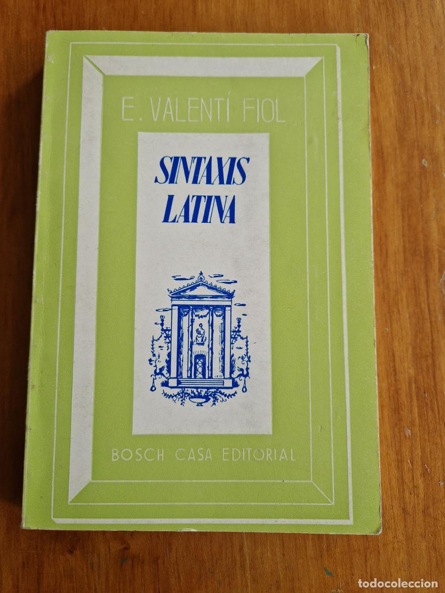Libros: Sintaxi latina - E. Valent&iacute; Fiol - Foto 1