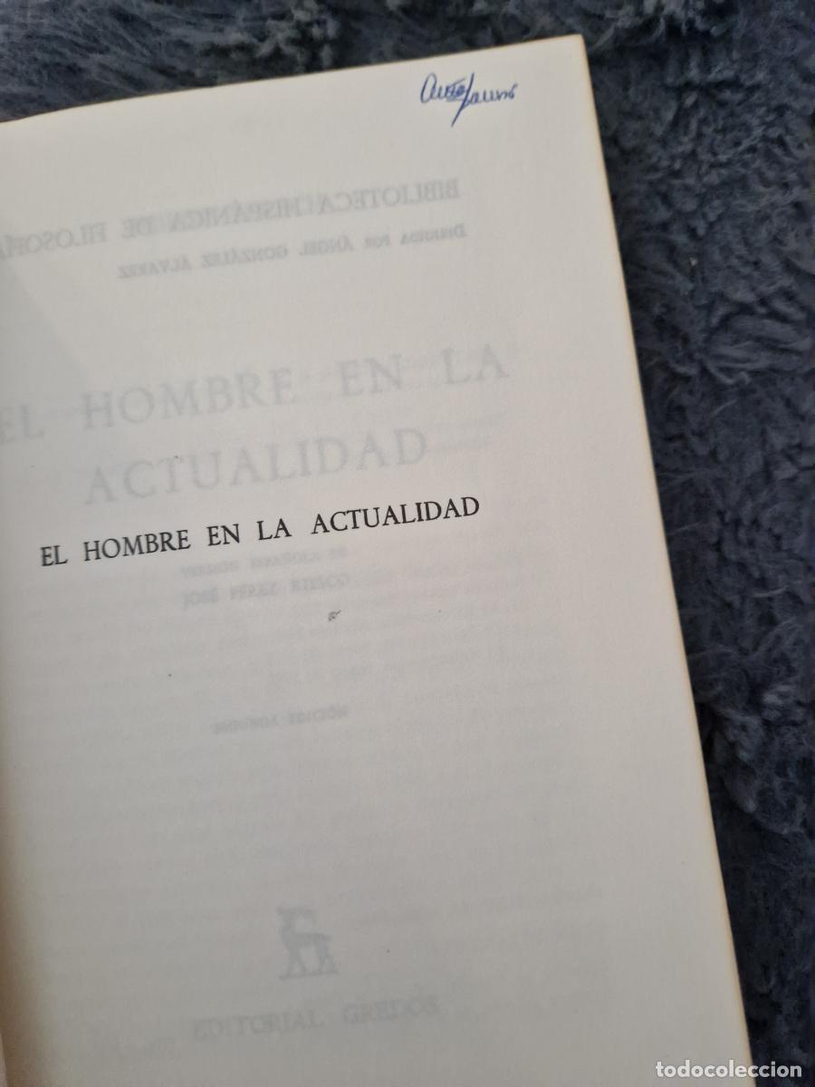 Libros: El hombre en la actualidad. - Philipp Lersch - Foto 2