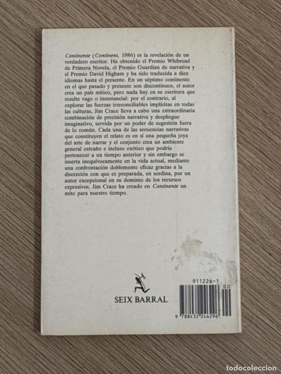 Libros: Continente - Jim Crace - Foto 2