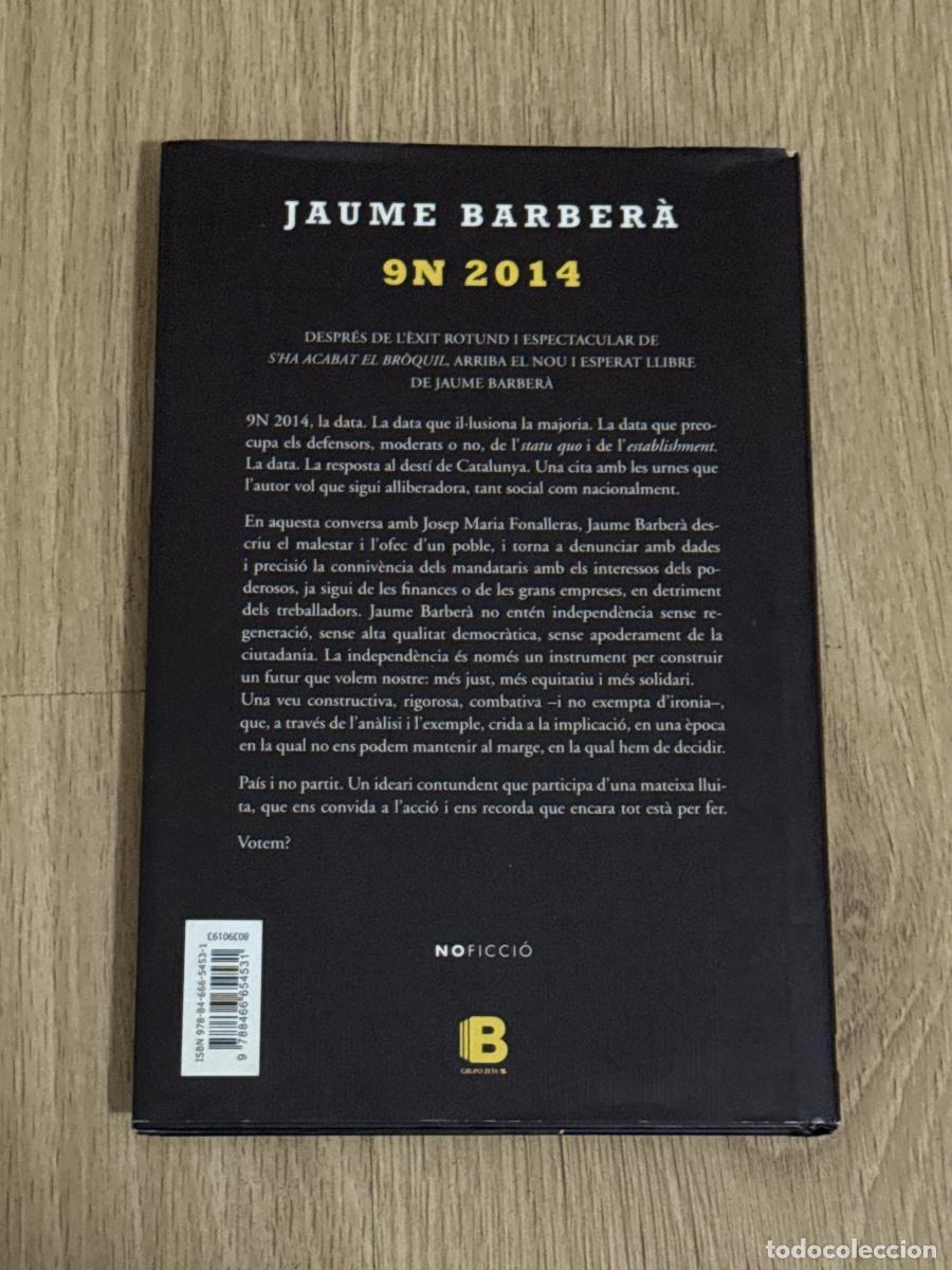Libros: 9N 2014 - Jaume Barber&agrave; - Foto 2