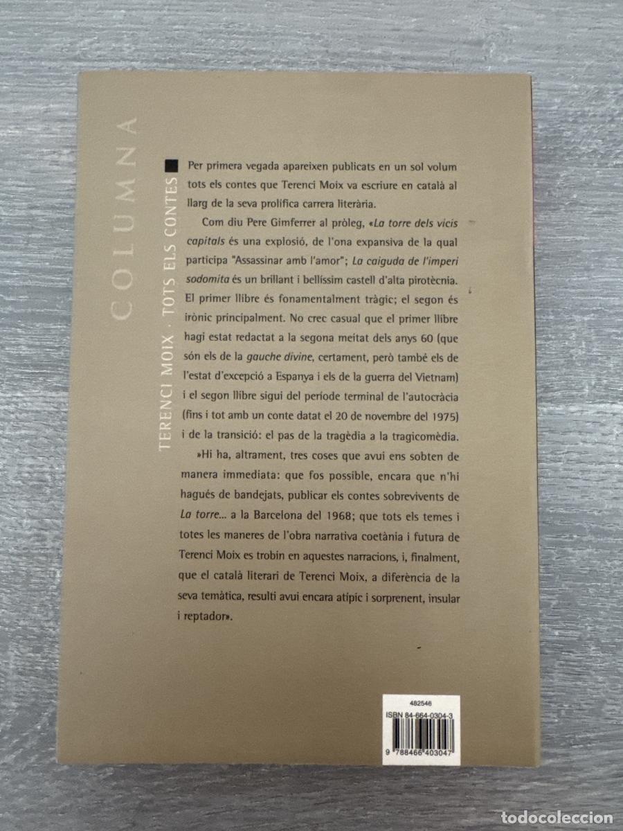 Libros: Tots els contes - Terenci Moix - Foto 2