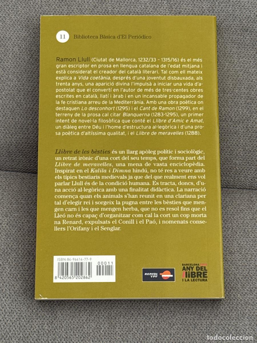 Libros: El llibre de les b&egrave;sties - Ram&oacute;n Llull - Foto 2