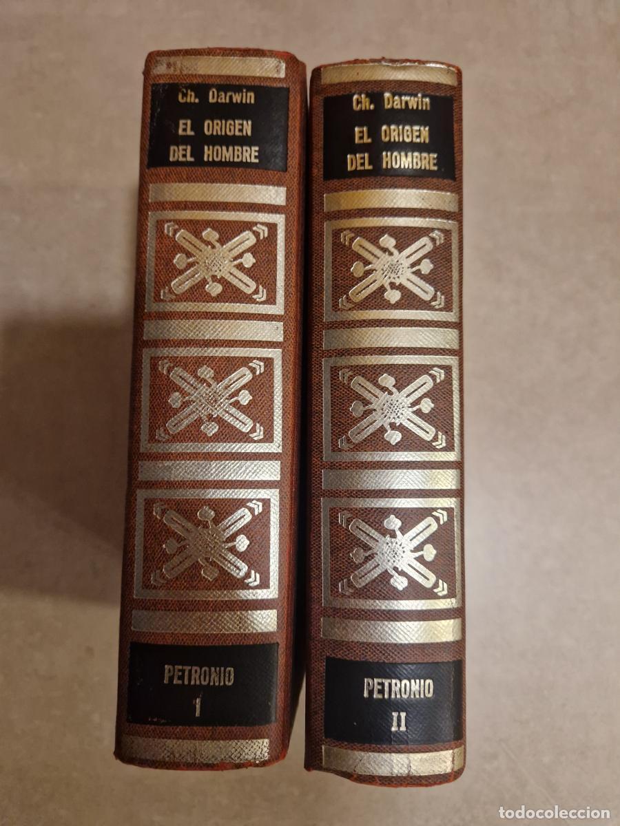 Libros: El origen del hombre (2 tomos) - Charles Darwin - Foto 1